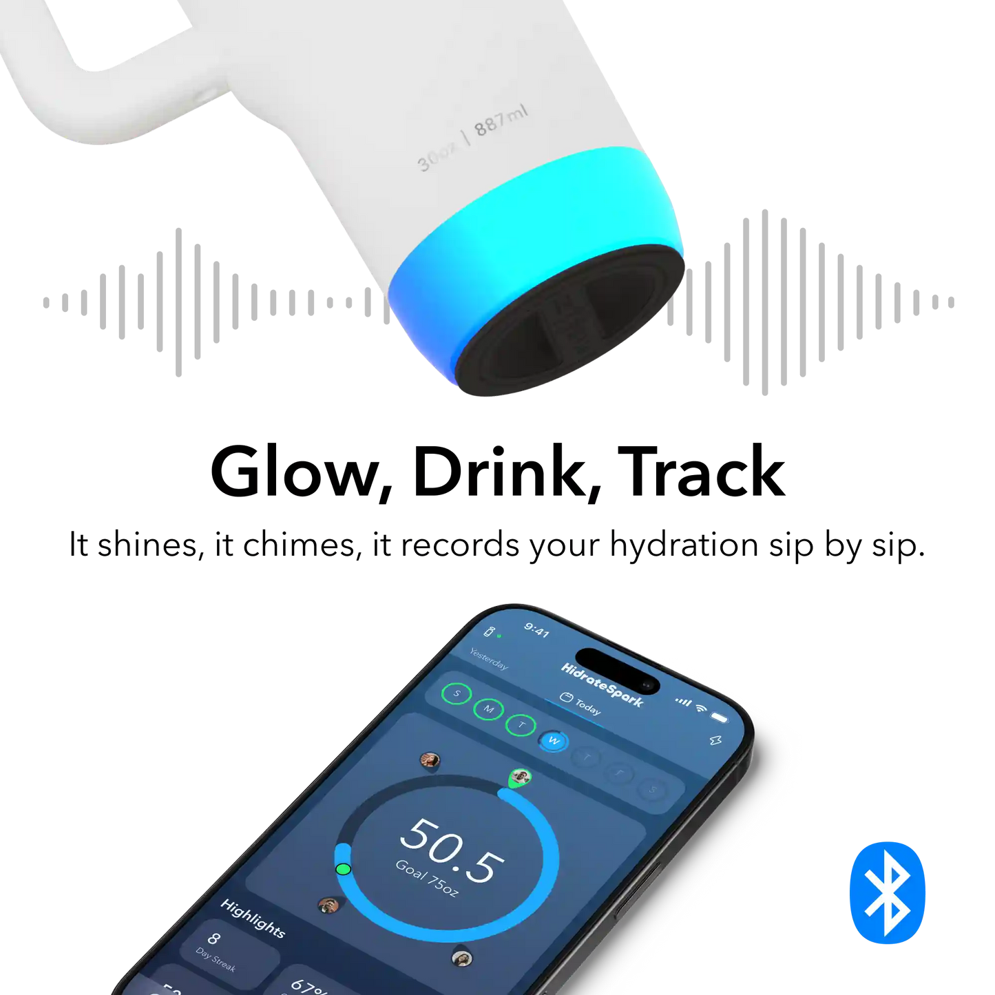 30 oz HidrateSpark PRO 2 Tumbler
