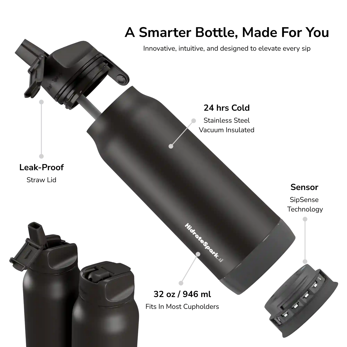 32 oz HidrateSpark PRO